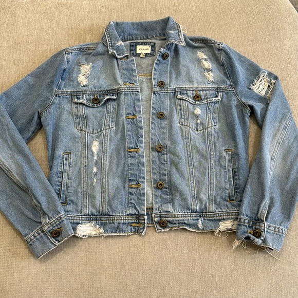 Button Up Jean Jacket - Picture 2 of 6